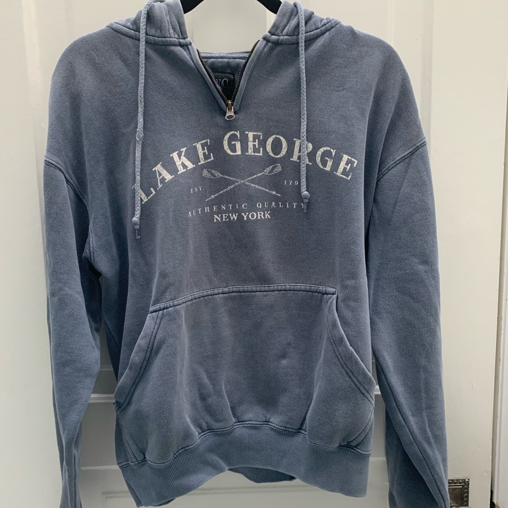 Blue sweatshirt
